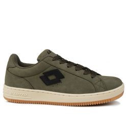 Buty męskie sportowe do chodzenia Lotto YARIN NL. Zielone buty do biegania Lotto, bez wzorów, bez zapięcia, trekkingowe. W wyprzedaży za 159.00 zł.