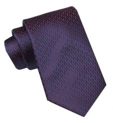 Krawat Męski, Klasyczny - ALTIES - Głębokie Bordo, Wzór. Czerwone krawaty i muchy Alties, bez wzorów, z tkaniny. Za 49.00 zł.
