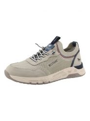 MUSTANG SHOES Sneakersy "Giacinto" w kolorze jasnoszarym rozmiar: 46. Szare buty sportowe casual MUSTANG SHOES, bez wzorów, bez zapięcia. Za 187.99 zł.