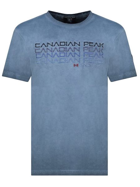 Canadian Peak Koszulka "Jayeak" w kolorze granatowym rozmiar: XXL. Niebieskie bezrękawniki Canadian Peak, xxl, bez wzorów, z bawełny, bez kołnierzyka, bez ramiączek. Za 74.46 zł.