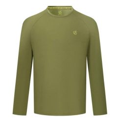 Dżersej z długim rękawem Dare 2B Agile. Zielone bluzy Dare 2B, bez wzorów, z dżerseju, bez kaptura. Za 151.10 zł.