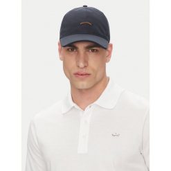 Czapka z daszkiem Paul&Shark. Niebieskie czapki z daszkiem PAUL&SHARK, bez wzorów. Za 339.99 zł.