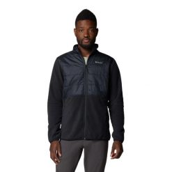 Męska kurtka Columbia Basin Butte FZ Fleece II 2101761010. Czarne kurtki Columbia, m, bez wzorów, bez kaptura. Za 239.00 zł.