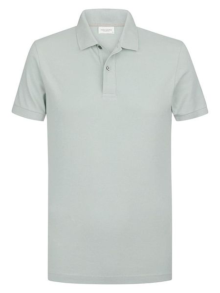 PROFUOMO Koszulka polo w kolorze miętowym rozmiar: L. Zielone koszulki polo PROFUOMO, l, bez wzorów, z bawełny, bez kołnierzyka, bez ramiączek. Za 129.45 zł.