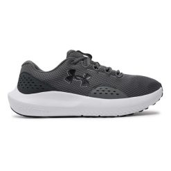 Buty do biegania męskie UNDER ARMOUR Surge 4. Szare buty do biegania Under Armour, bez wzorów, bez zapięcia, do biegania. Za 179.99 zł.