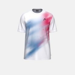 TOPSPIN Męska Koszulka. Niebieskie t-shirty sportowe Head, bez wzorów, bez ramiączek, tenisowe. Za 260.00 zł.