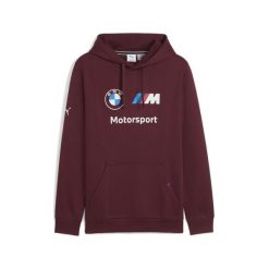 Męska polarowa bluza z kapturem BMW M Motorsport PUMA. Czerwone bluzy z kapturem Puma, m, bez wzorów, z polaru, z kapturem. Za 299.00 zł.