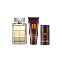 HUGO BOSS Orange Man Zestaw dla mężczyzn EDT 100ml + Deostick 75ml + Żel pod prysznic 50ml. Zestawy kosmetyków marki HUGO BOSS. Za 181.50 zł.