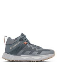 Columbia Trekkingi Facet 75 Mid Outdry 2099731 Szary. Szare botki sznurowane Columbia, bez wzorów, z materiału, bez obcasa, bez zapięcia. Za 629.99 zł.