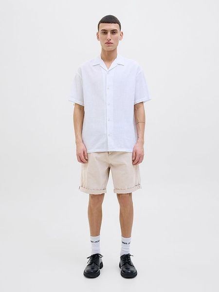Jack & Jones Szorty chino w kolorze beżowym rozmiar: S. Brązowe eleganckie spodnie Jack & Jones, na co dzień, s. Za 74.46 zł.
