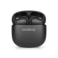 Niceboy Beans 4 POP czarne / Słuchawki bezprzewodowe z mikrofonem / Bluetooth 5.4 / IPX4 / etui ładujące. Czarne słuchawki bezprzewodowe No name. Za 185.99 zł.