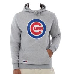 Bluza z kapturem Chicago Cubs Nos MLB Regular. Szare bluzy New Era, m, bez wzorów, z kapturem. Za 283.00 zł.