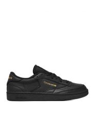 Reebok Sneakersy EO-CLUB C 85 100279025 Czarny. Czarne buty sportowe casual Reebok, bez wzorów, ze skóry, bez zapięcia. Za 329.99 zł.