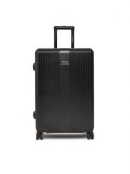 WITTCHEN Walizka średnia 56-3P-902-10 Czarny. Czarne walizki Wittchen, bez wzorów, z tworzywa sztucznego, średnie. Za 529.99 zł.