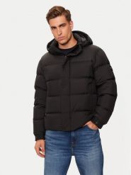 Tommy Hilfiger Kurtka puchowa MW0MW36569 Czarny Regular Fit. Czarne kurtki Tommy Hilfiger, m, bez wzorów, z puchu, bez kaptura. Za 809.99 zł.