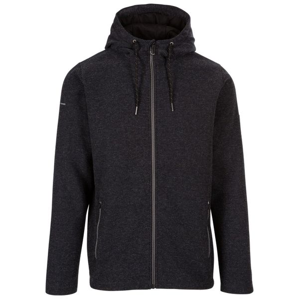 Bluza Polarowa Męska Sheelane Marl. Czarne bluzy z kapturem Trespass, na zimę, m, bez wzorów, z dzianiny, z kapturem. Za 331.99 zł.