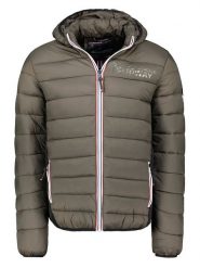 Geographical Norway Kurtka pikowana w kolorze khaki rozmiar: XL. Brązowe kurtki Geographical Norway, xl, bez wzorów, bez kaptura. Za 217.02 zł.