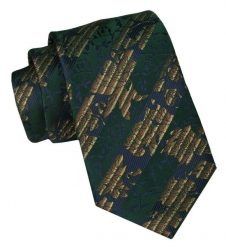 Krawat Męski, Klasyczny - ALTIES - Zielony, Kwiaty. Zielone krawaty i muchy Alties, bez wzorów, z tkaniny. Za 49.00 zł.