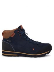CMP Trekkingi Elettra Mid Hiking Shoes Wp 38Q4597 Granatowy. Niebieskie buty trekkingowe CMP, bez wzorów, ze skóry, bez zapięcia. Za 399.99 zł.