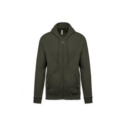 Bluza z kapturem i zamkiem błyskawicznym Kariban. Brązowe bluzy z kapturem KARIBAN, uniwersalny, bez wzorów, z bawełny, z kapturem. Za 158.50 zł.