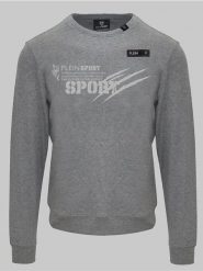 Plein Sport Bluza w kolorze szarym rozmiar: S. Szare bluzy Plein Sport, s, bez wzorów, z bawełny, bez kaptura. Za 172.49 zł.