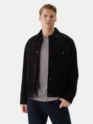 BOSS Kurtka skórzana Johot 50552130 Czarny Regular Fit. Czarne kurtki Boss, m, bez wzorów, ze skóry, bez kaptura. Za 2,199.00 zł.