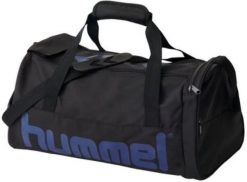 Torba sportowa Hummel niebieska - 24 L. Niebieskie torby na ramię 8000KICKS, bez wzorów, z poliesteru, na ramię, z nadrukiem, bez dodatków. Za 184.99 zł.
