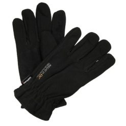Zimowe Rękawiczki Unisex Dla Dorosłych Kingsdale. Czarne rękawiczki Regatta, na zimę, bez wzorów. Za 78.99 zł.