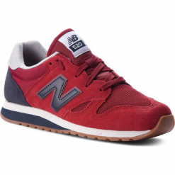 Sneakersy NEW BALANCE - U520EK Czerwony. Czerwone buty sportowe casual marki New Balance, z materiału. Za 369.99 zł.