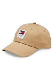 Tommy Jeans Czapka z daszkiem Modern AM0AM12016 Beżowy. Brązowe czapki z daszkiem Tommy Jeans, bez wzorów, z bawełny. Za 79.99 zł.
