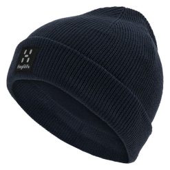 Czapka Haglöfs Malung. Niebieskie czapki zimowe Haglöfs, bez wzorów. Za 263.50 zł.