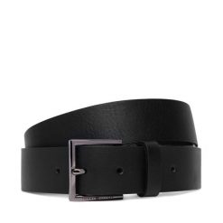Pasek Tommy Hilfiger. Czarne paski Tommy Hilfiger, bez wzorów. Za 249.99 zł.