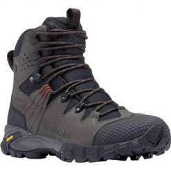 Buty trekkingowe męskie Columbia Geoterra Outdry. Brązowe buty turystyczne Columbia, na zimę, bez wzorów, z materiału, za kostkę, bez zapięcia, trekkingowe. Za 849.99 zł.