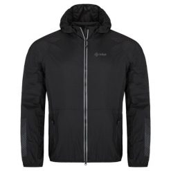 Męska kurtka outdoorowa lub do biegania Kilpi ROSA-M. Czarne kurtki Kilpi, m, bez wzorów, z nylonu, bez kaptura. Za 344.59 zł.