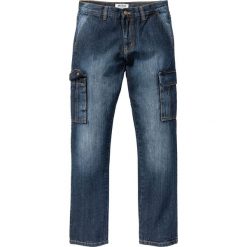 Dżinsy bojówki Regular Fit Straight bonprix ciemnoniebieski. Jeansy marki bonprix. Za 59.99 zł.