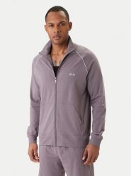 BOSS Bluza Mix&Match 50515307 Fioletowy Regular Fit. Fioletowe bluzy Boss, m, bez wzorów, z bawełny, bez kaptura. Za 269.99 zł.