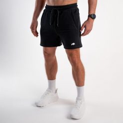 Spodenki regular basic DZIK® czarne. Czarne szorty DZIK, s, bez wzorów, sportowe. Za 219.99 zł.