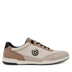 Półbuty Bugatti. Brązowe eleganckie półbuty Bugatti, bez wzorów, bez obcasa, bez zapięcia. Za 239.99 zł.