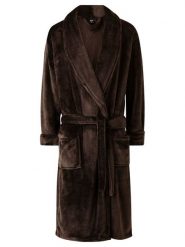 Ellos Home Szlafrok "Philip" w kolorze brązowym rozmiar: XL. Brązowe szlafroki Ellos Home, xl, bez wzorów, bez ramiączek, bez kaptura. Za 165.99 zł.