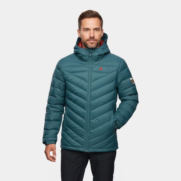 Kurtka puchowa męska Alpinus Monviso. Czerwone kurtki Alpinus, l, bez wzorów, z puchu, bez kaptura. Za 699.00 zł.