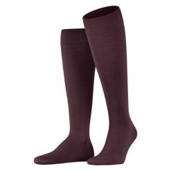 Skarpetki do połowy łydki Falke ClimaWool. Czarne skarpety Falke, bez wzorów, z dzianiny. Za 149.00 zł.