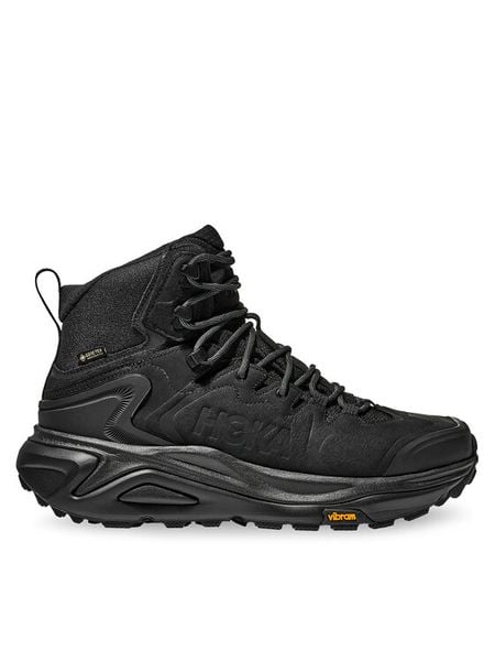 Hoka Trekkingi Kaha 3 Gtx GOR-TEX 1162530 Czarny. Czarne botki sznurowane HOKA, bez wzorów, z gore-texu, bez zapięcia. Za 809.99 zł.
