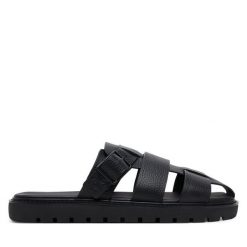 Klapki Calvin Klein Jeans. Czarne klapki Calvin Klein Jeans, z jeansu. Za 379.99 zł.