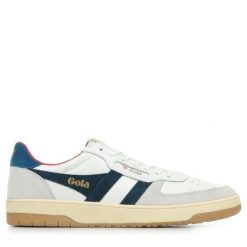 Sneakersy Gola Hawk. Białe buty sportowe casual Gola, bez wzorów, bez zapięcia. Za 415.00 zł.