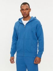 United Colors Of Benetton Bluza 3J68U5001 Niebieski Regular Fit. Niebieskie bluzy United Colors Of Benetton, m, bez wzorów, z bawełny, bez kaptura. Za 259.99 zł.