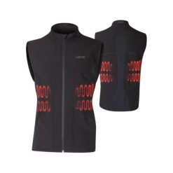 Kamizelka podgrzewana męska Lenz Heat Vest 1.0. Czarne kamizelki sportowe LENZ, na jesień, m, bez wzorów, z elastanu, bez kaptura. Za 788.40 zł.
