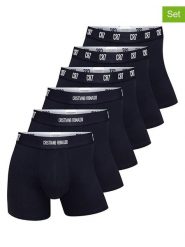 CR7 Bokserki (6 par) w kolorze granatowym rozmiar: XL. Niebieskie bokserki CR7, xl, bez wzorów. Za 121.99 zł.