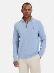 Polo Ralph Lauren Bluza 710812963005 Niebieski jasny Regular Fit. Niebieskie bluzy Polo Ralph Lauren, m, bez wzorów, z bawełny, bez kaptura. Za 819.99 zł.