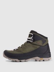 4F Wysokie buty trekkingowe HORIZON z membraną męskie - zielone 41. Zielone buty trekkingowe 4F, bez wzorów, z gumy, przed kolano, bez zapięcia. Za 599.99 zł.