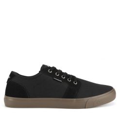 Trampki Quiksilver. Czarne trampki Quiksilver, m, bez wzorów, bez zapięcia. Za 129.99 zł.